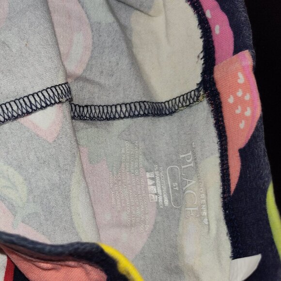 PRE-OWNED CHILDREN PLACE 2 PIECE MATHCHING FRUITY PANTS SET - Picture 4 of 8